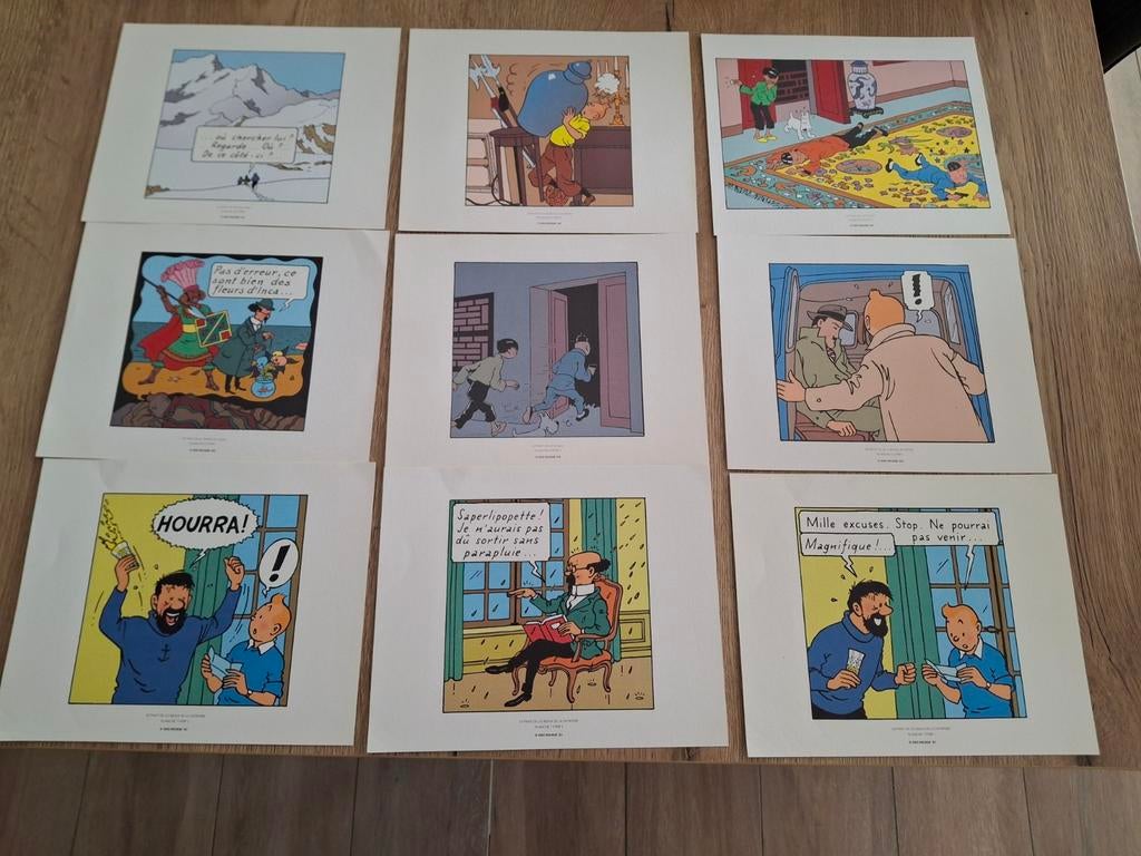 Kuifje prenten, Verzamelen, Ophalen of Verzenden, Kuifje