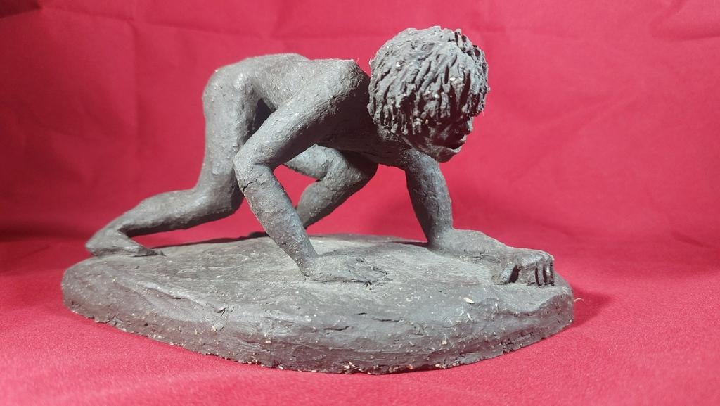 Belle statue expressive en céramique Jac Linsen (Baexem), Enlèvement ou Envoi