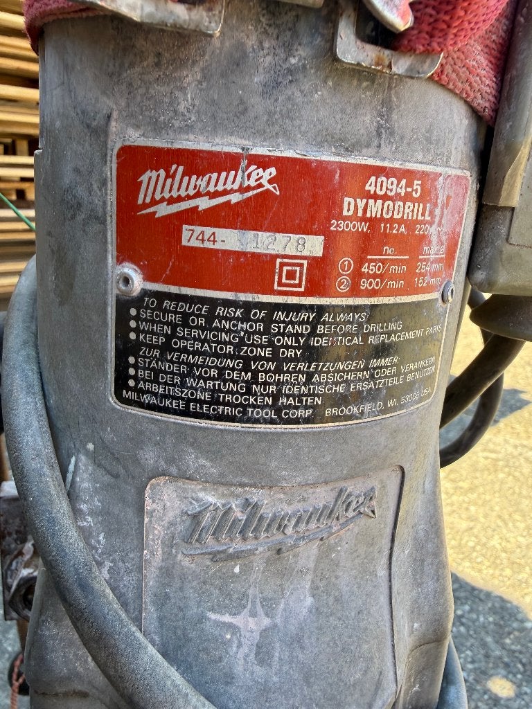 Statief en diamantboren, Doe-het-zelf en Bouw, Ophalen, Gebruikt, 600 watt of meer, Boormachine