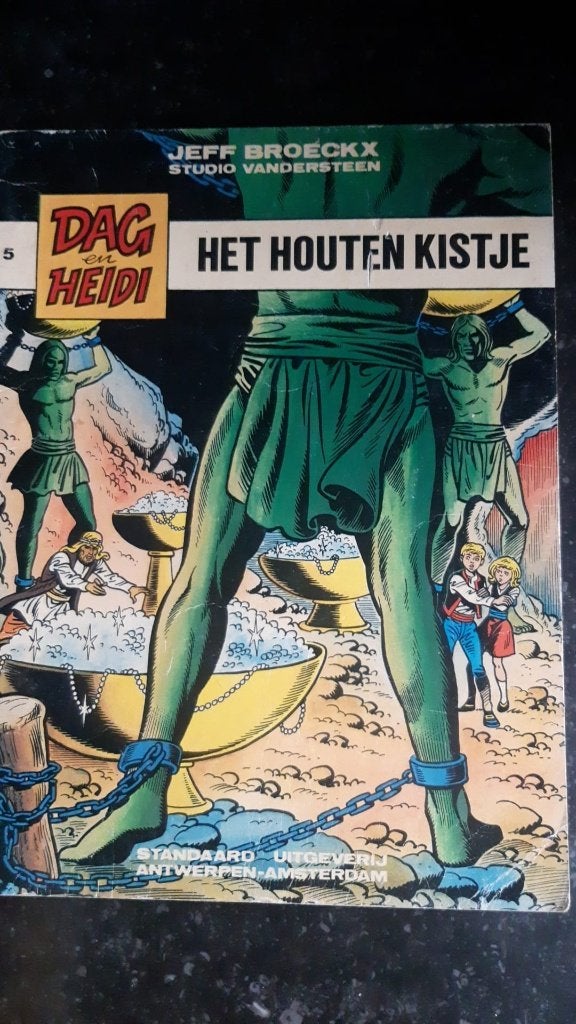 Dag en Heidi 5 - Het houten kistje -- 1ste druk, Ophalen, Gelezen, Jeff Broeckx