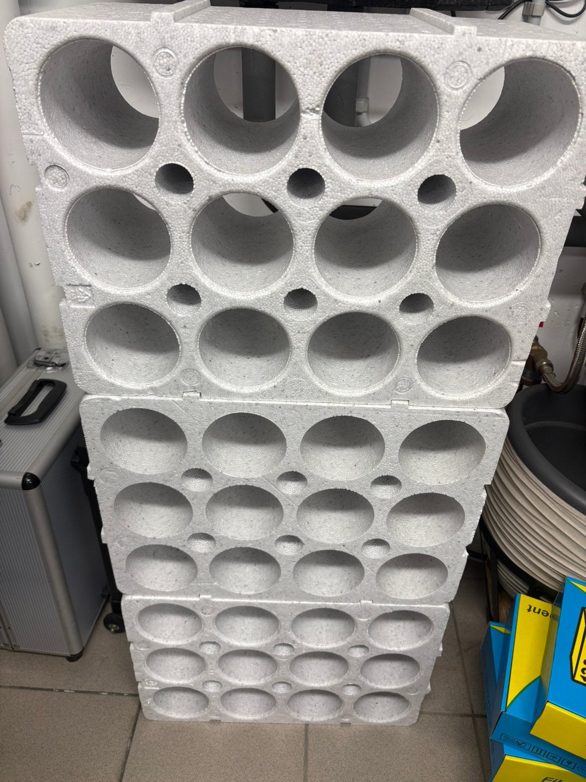 Polystyreen wijnrek 3x, Huis en Inrichting, Ophalen, Nieuw
