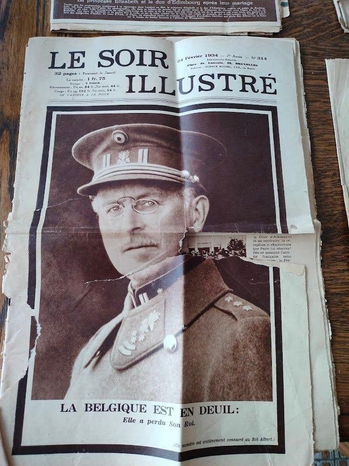Le soir illustré van 1934 nr 314 en 315, Ophalen, 1920 tot 1940, Krant