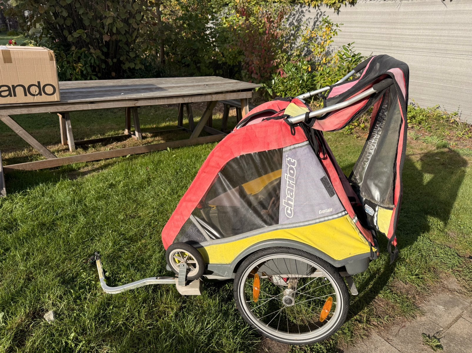 Thule Captain Chariot XL, 60 à 80 kg, Enlèvement, Utilisé, Suspension