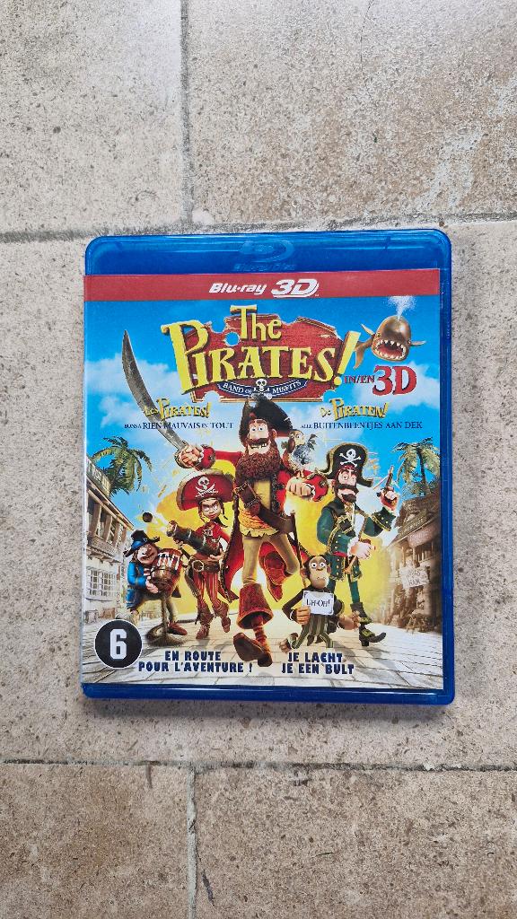 Blu-ray 3D „Piraten”, Cd's en Dvd's, Ophalen of Verzenden, Zo goed als nieuw