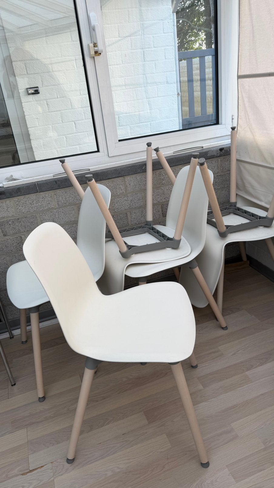 6 Ikea LEIFARNE stoelen, Enlèvement, Comme neuf