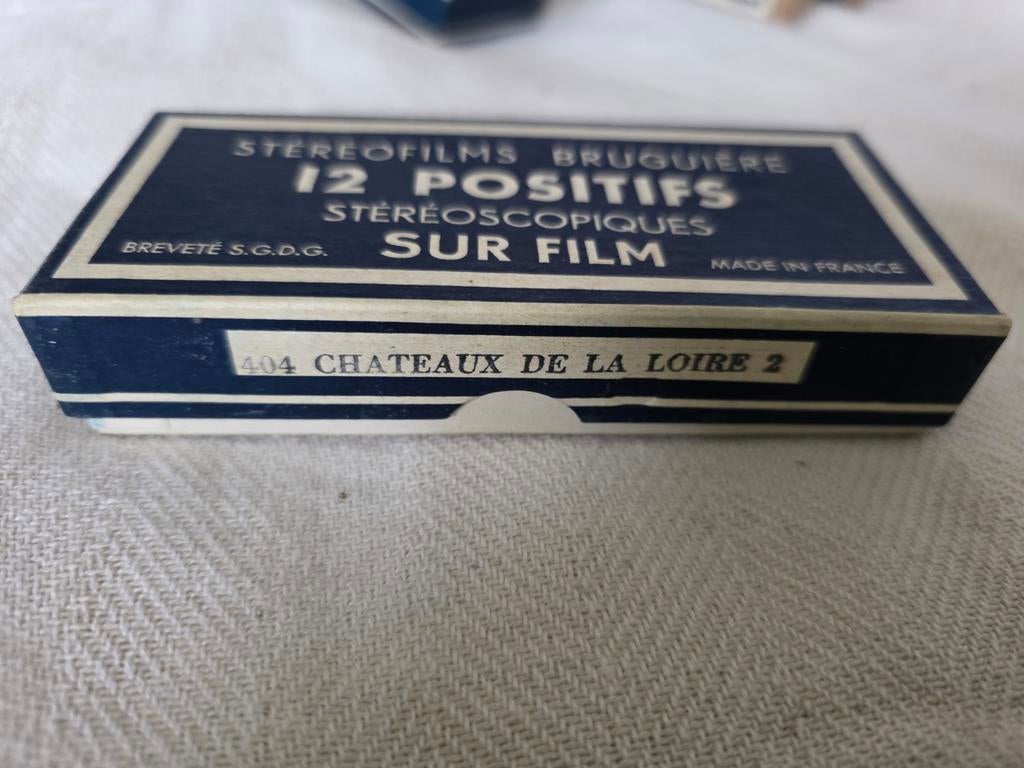 coffret de collection contenant 12 Stereofilms Bruguière, 40