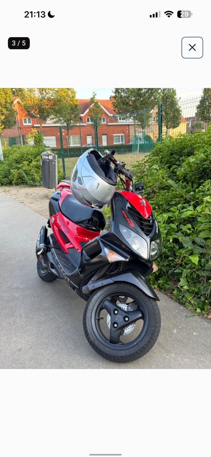 Zoek een mooie Aklas scooter, Ophalen