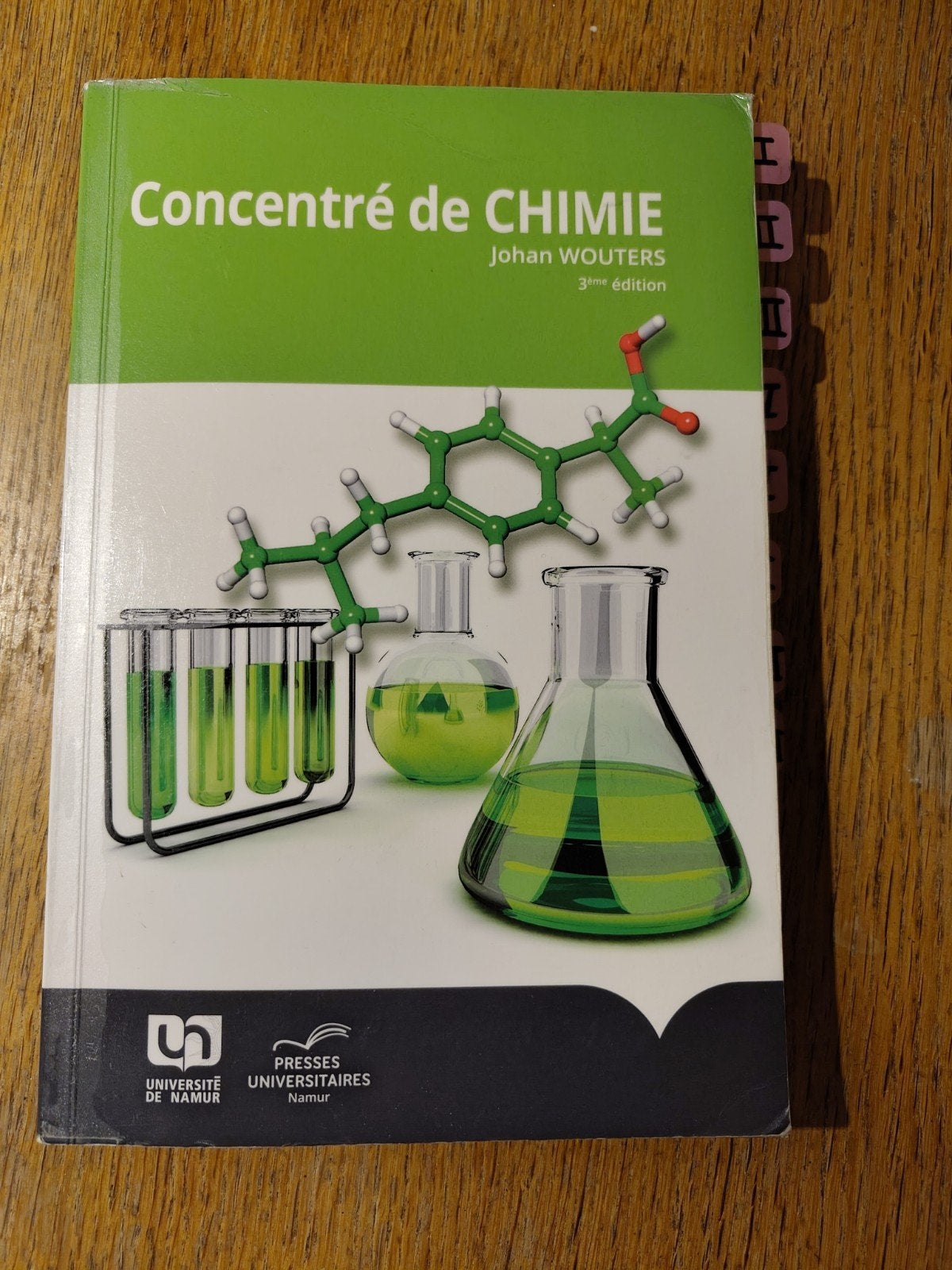 concentré de chimie 3e edition, Ophalen of Verzenden, Zo goed als nieuw, Hoger Onderwijs, Johan wouters