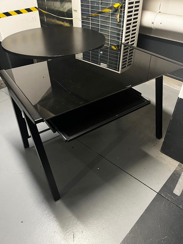 Bureau, Maison & Meubles, Enlèvement, Noir, Verre