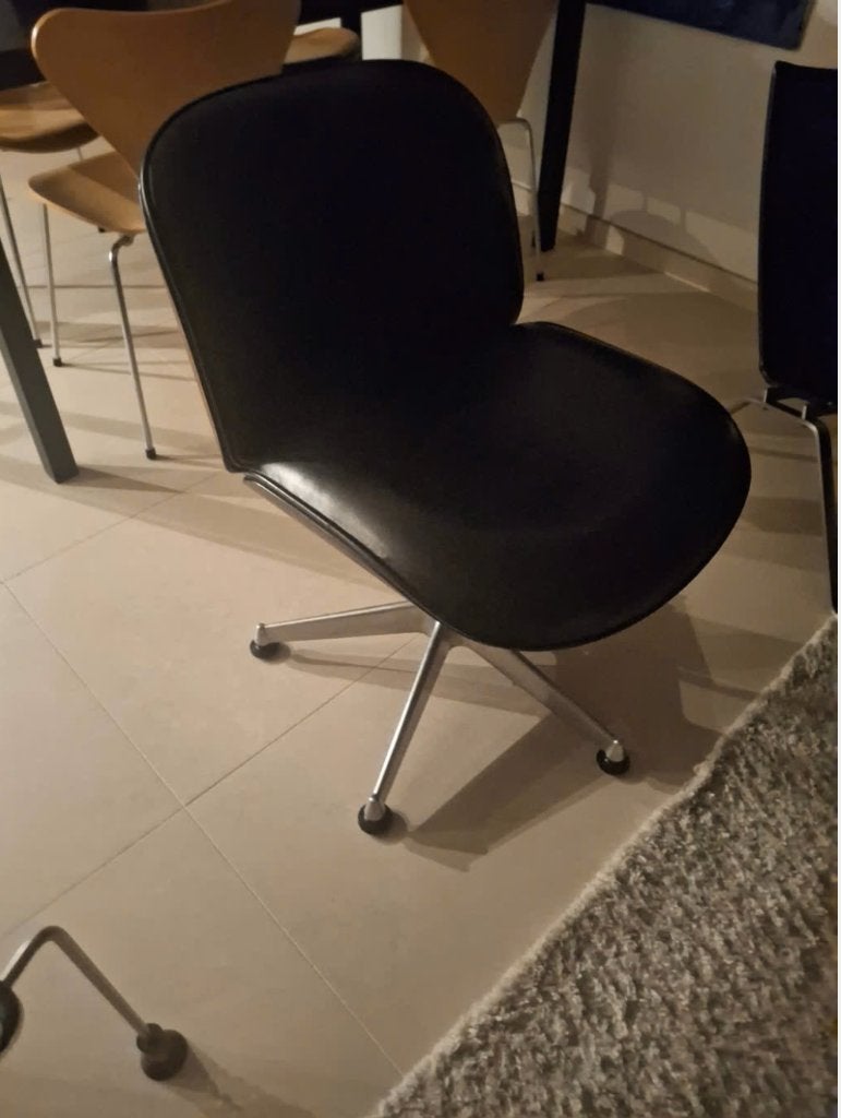 Bureaustoel by Ennio Fazioli for MIM Roma, Italy, Huis en Inrichting, Stoelen, Ophalen, Gebruikt, Zwart, Eén