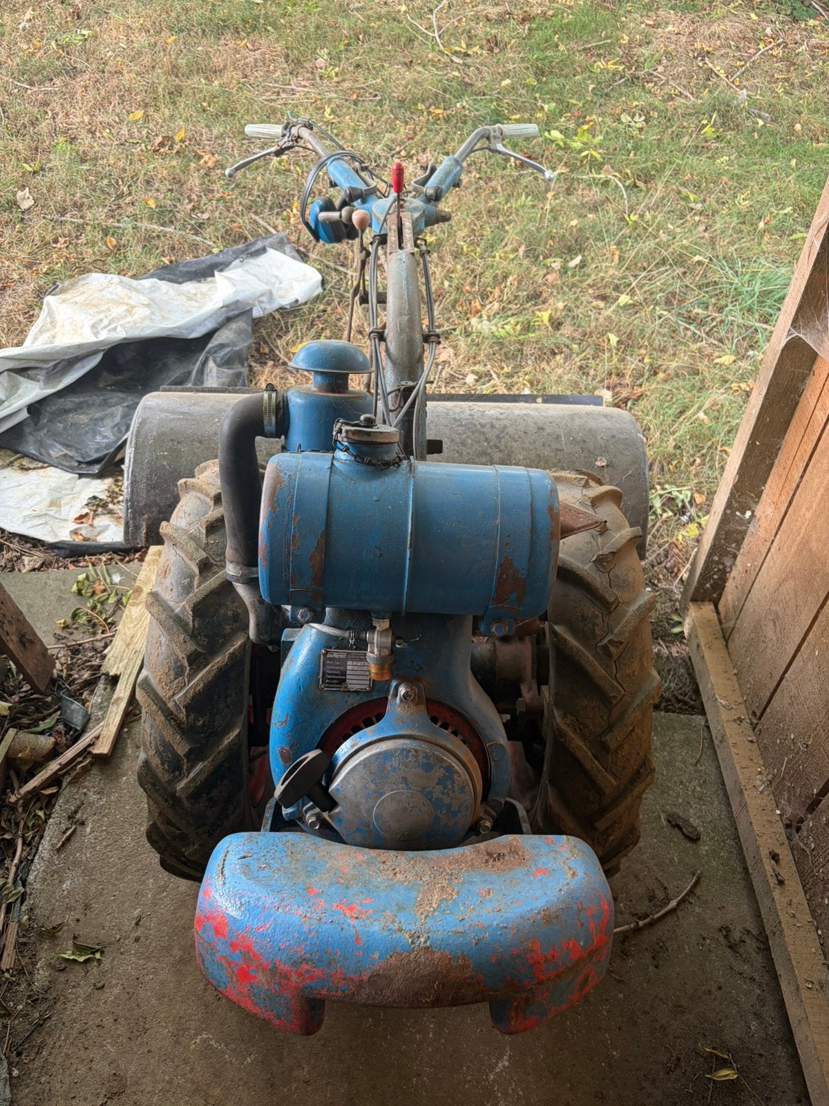 Motoculteur butbord, Ophalen, Zo goed als nieuw