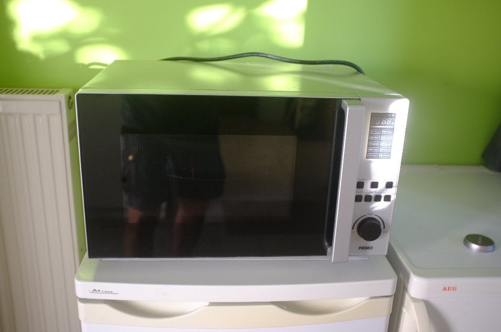 combi microgolfoven, vrijstaand, Ophalen, Gebruikt, Microgolfoven, Hete lucht