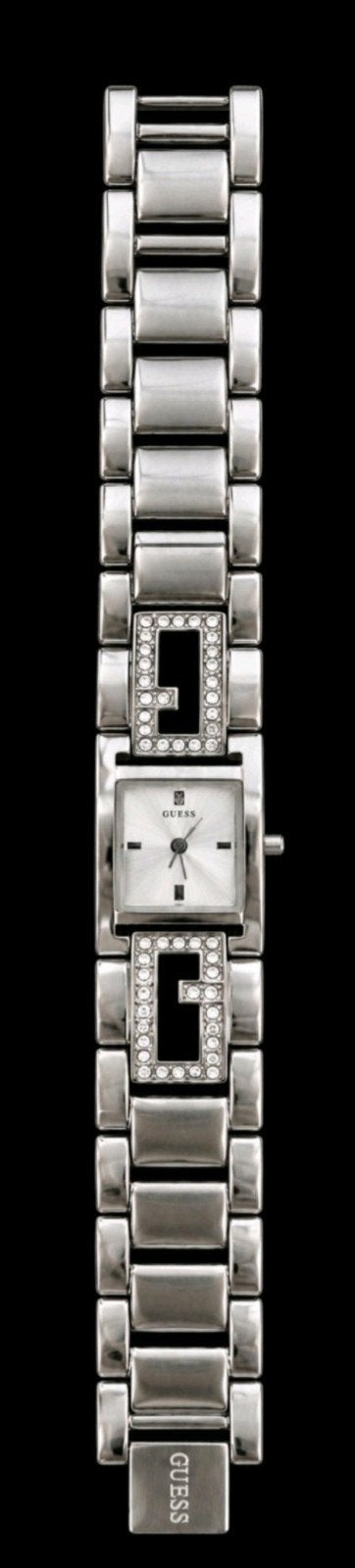GUESS HORLOGESET MET STRASS, Handtassen en Accessoires, Staal, Staal, Guess, Nieuw