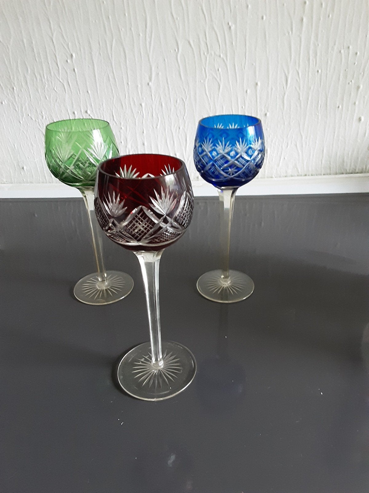 Kristallen glazen van val saint lambert te koop schilde, Antiek en Kunst, Ophalen