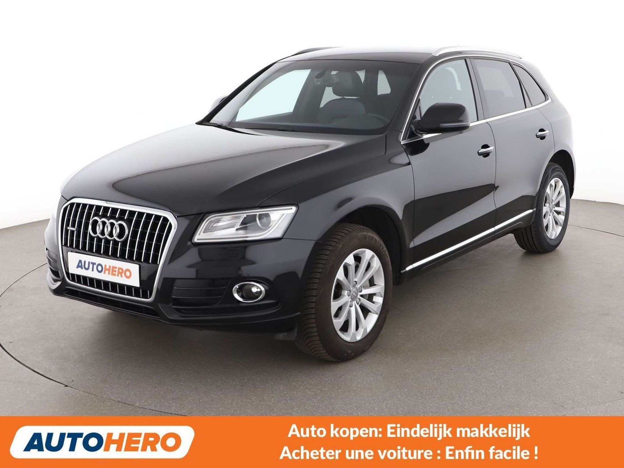 Audi Q5 2.0 TDI quattro (bj 2015, automaat), Auto's, Audi, Automaat, Gebruikt, Zwart, Q5