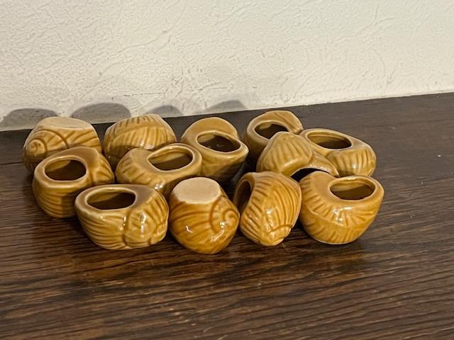 Ensemble de 12 coquilles d'escargots porcelaine pour le four, Enlèvement