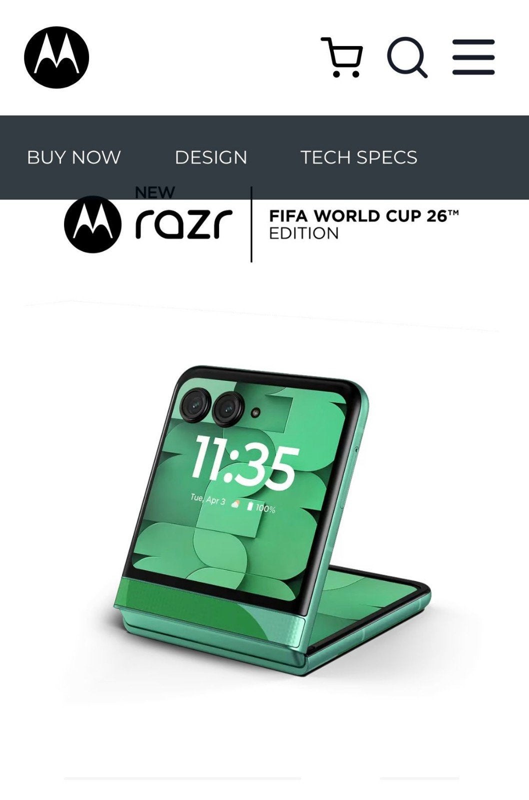 Motorola razr FIFA world cup 2026 Limited Edition, Télécoms, Téléphonie mobile | Motorola, Enlèvement