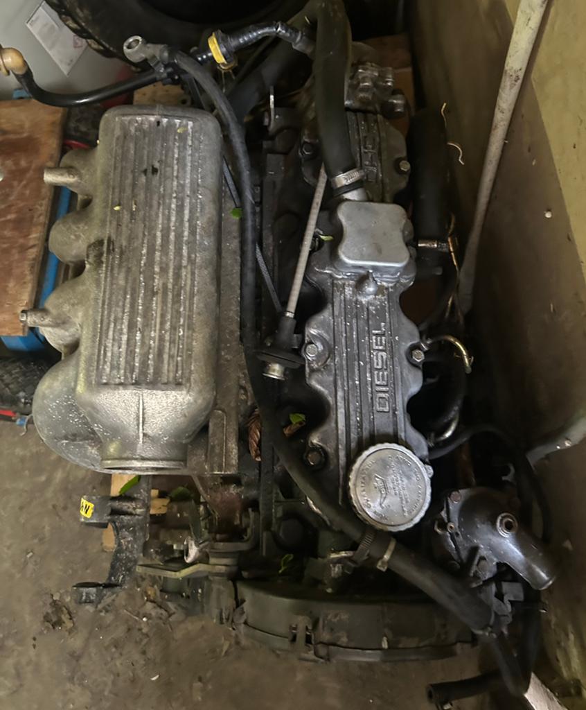 1.7 Diesel motor + kabelboom Opel Kadett E, Envoi