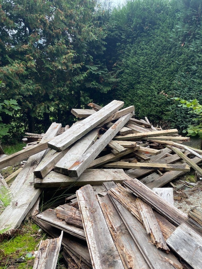 Gratis stook hout, Ophalen