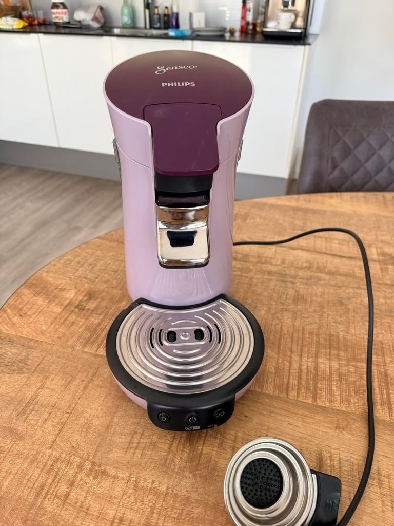Philips Senseo Koffiezetapparaat - Lavendelpaars, Elektronische apparatuur, Koffiezetapparaten, Ophalen, Zo goed als nieuw, Overige modellen