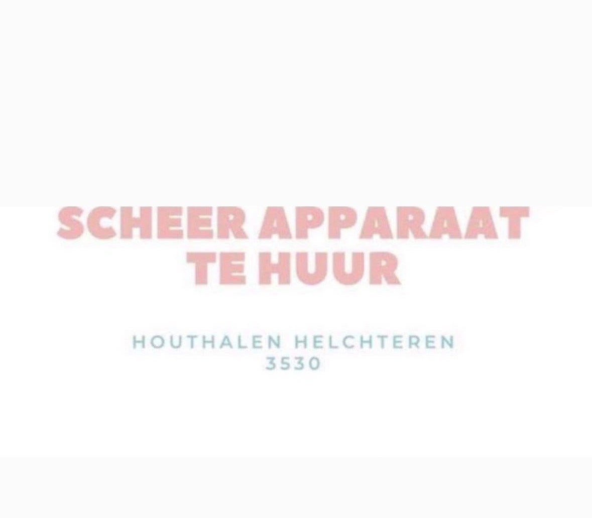 Scheerapparaat te huur