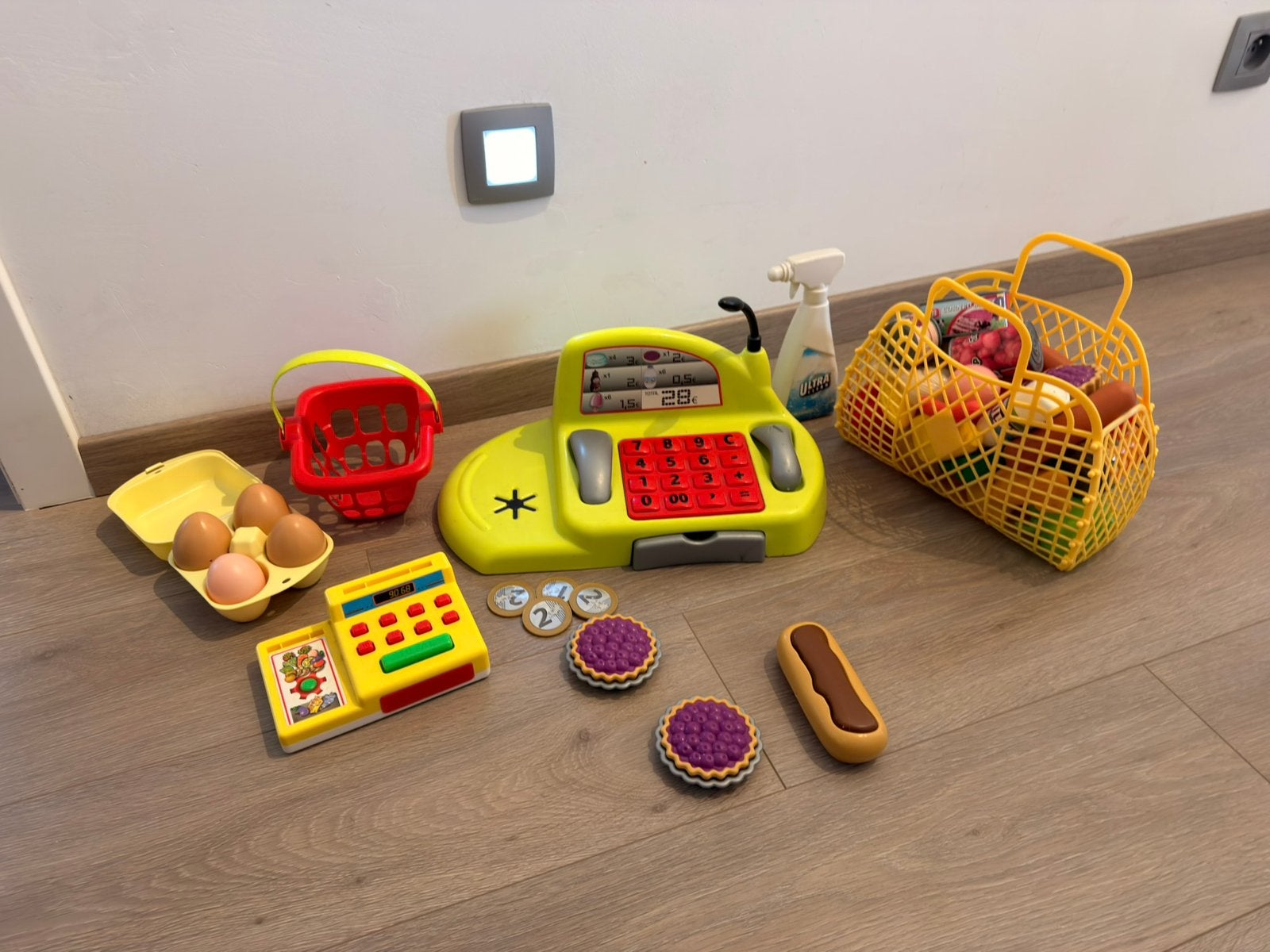 Speelsetje winkel, Ophalen, Gebruikt, Kunststof, Speelkeuken-accessoire