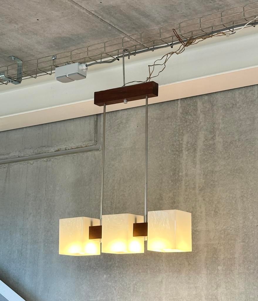Vintage scandinavische hanglamp 1980s, Huis en Inrichting, Lampen | Hanglampen, Zo goed als nieuw, Ophalen
