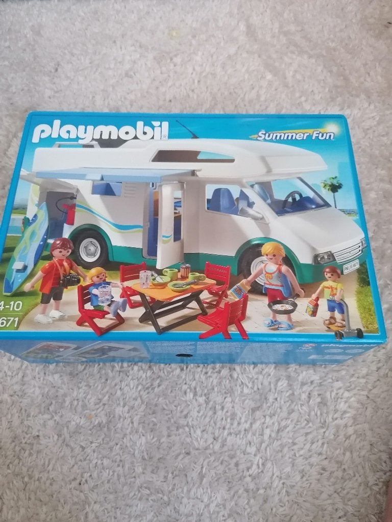 Playmobil mobilehome, Véhicule, Family fun, Comme neuf, Kit complet