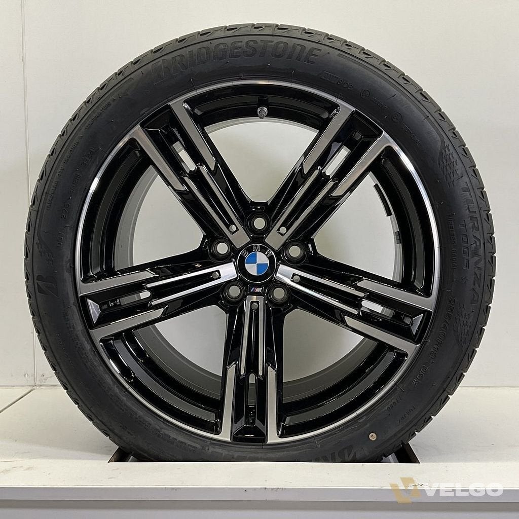 BMW 2, 3 EN 4 SERIE BREEDSET VELGEN + ZOMERBANDEN 18 INCH OR, Pneus et Jantes, Véhicule de tourisme, Pneus été, -