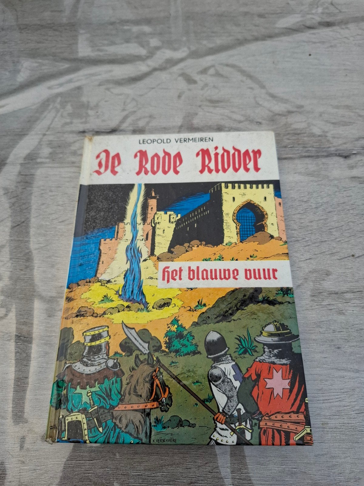 de rode ridder - het blauwe vuur, Ophalen of Verzenden