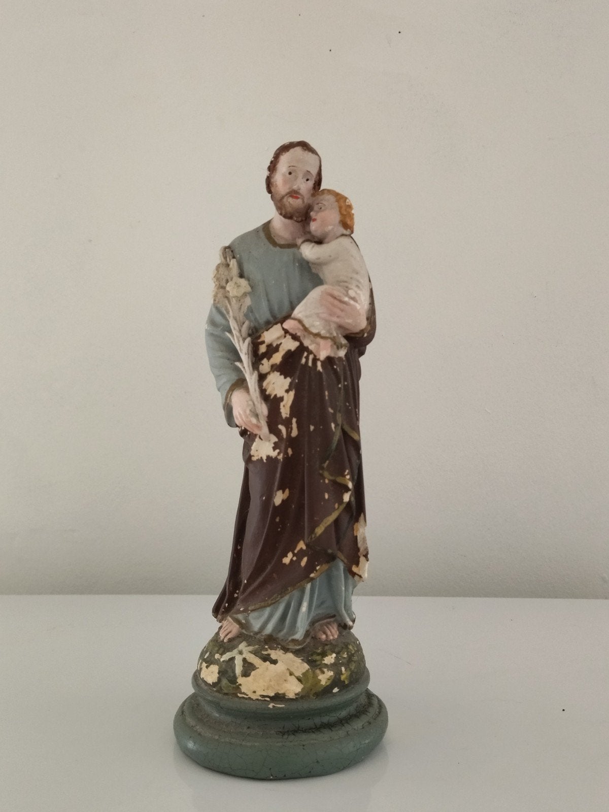 Statue ancienne Saint Joseph 22cm, Enlèvement ou Envoi