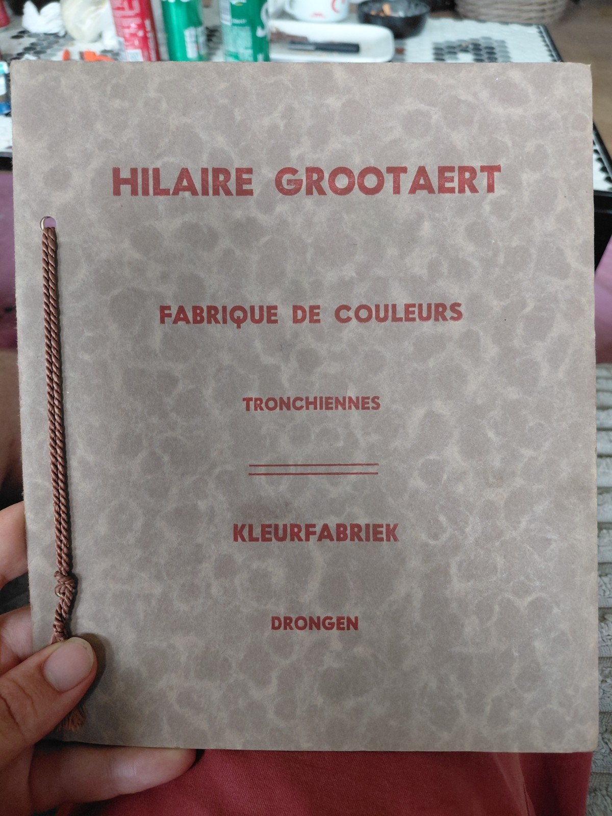 Fabrique de Couleurs Hilaire Grootaert, Antiek en Kunst, Ophalen of Verzenden, Hilaire Grootaert