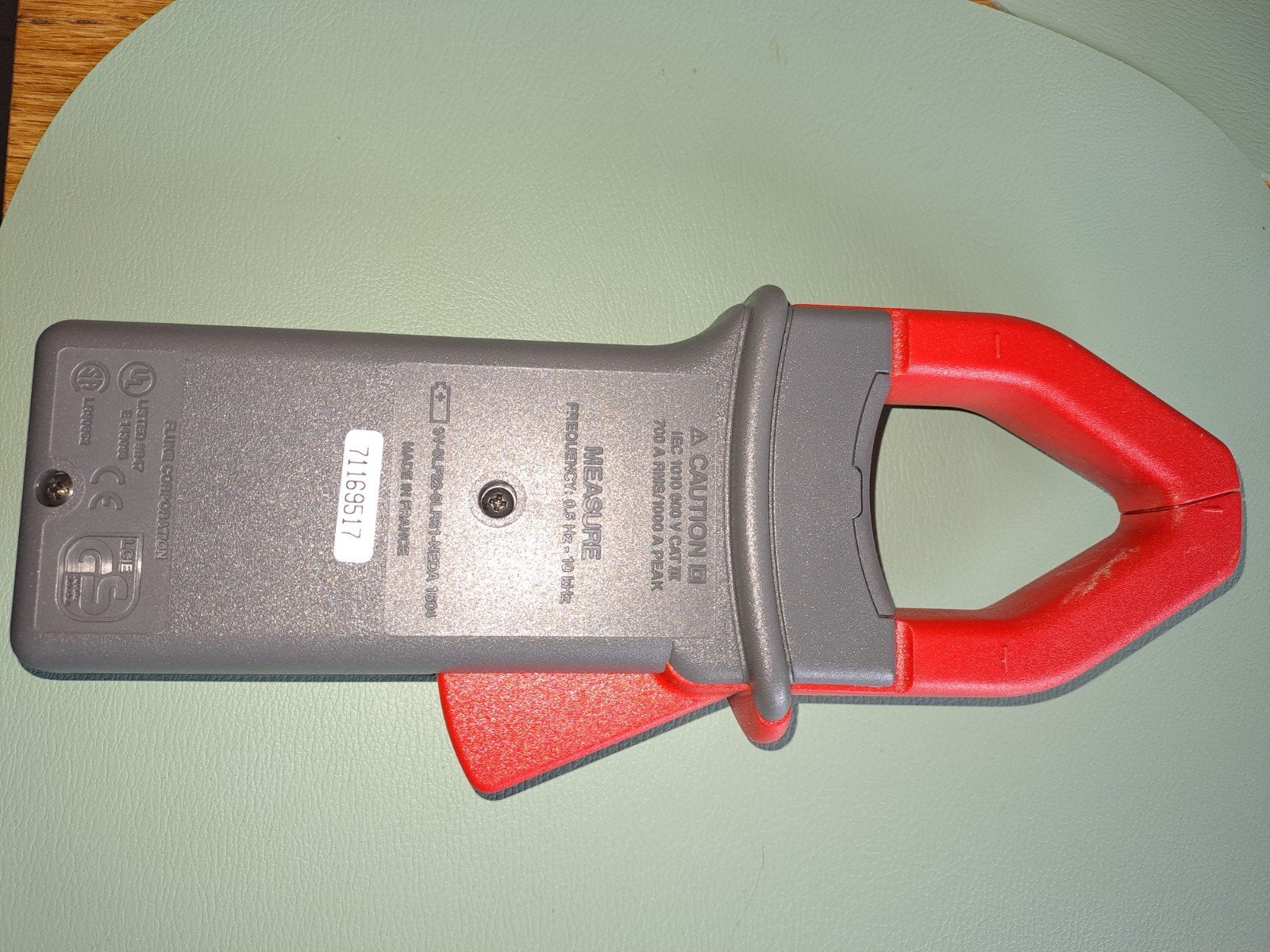 Fluke RMS CLAMP, Enlèvement