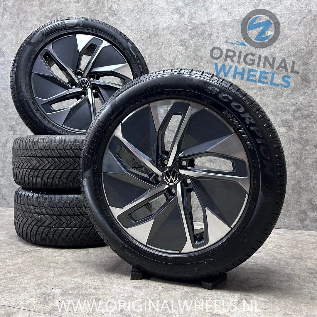 19 inch Hamar velgen + winterbanden VW ID.4 - ID.Buzz, Gebruikt, -, -, Banden en Velgen