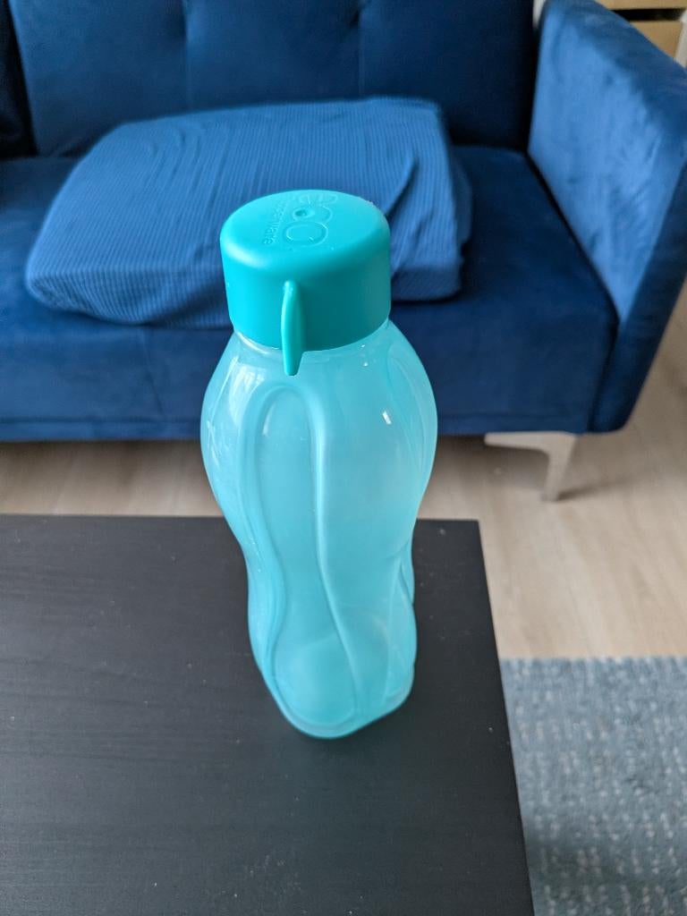 Tupperware grote fles, Ophalen, Zo goed als nieuw, Blauw, Overige typen