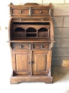 Antieke secretaire, koloniale stijl, Antiek en Kunst, Ophalen