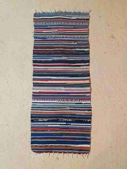 Tapis recyclé coloré 113/45 cm, Enlèvement ou Envoi, Utilisé, Autres styles