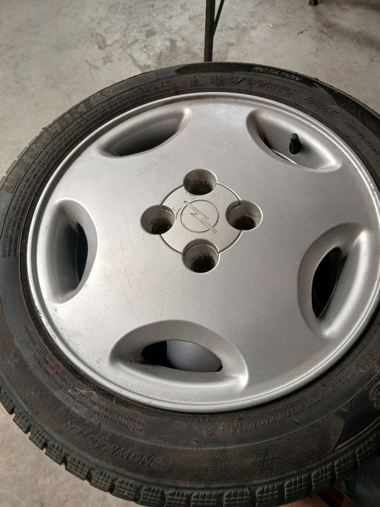 Jantes Opel Alu Calibra, Autos : Pièces & Accessoires, Pneus & Jantes, 15 pouces, Pneus hiver, Véhicule de tourisme, 185 mm