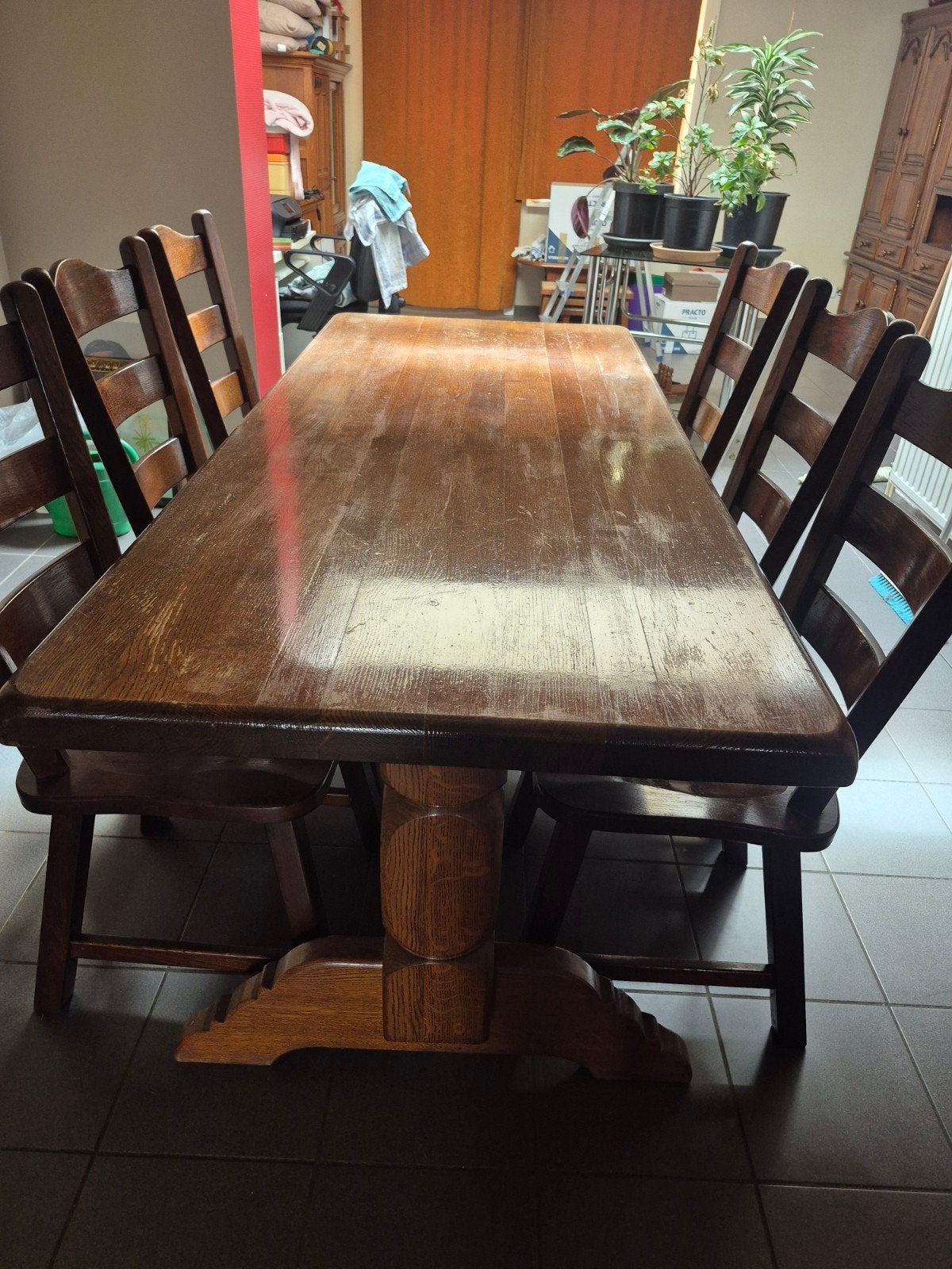 Tafel, Ophalen