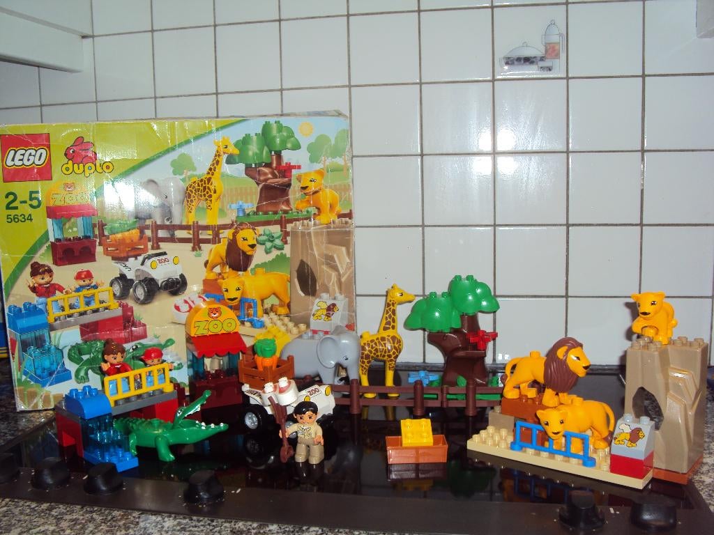 Duplo Ville Voedertijd in de dierentuin - 5634 *VOLLEDIG*, Ophalen of Verzenden, Duplo