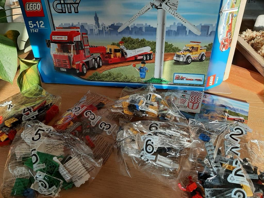 Lego City set 7747 Wind Turbine Transport - MINT, City, Nieuw, Ophalen of Verzenden, Complete set