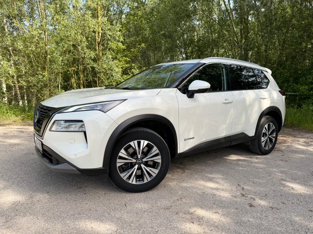 Nissan X-Trail - 2023 - 42884 km - Trekhaak - Hybride, Auto's, 1800 kg, Wit, 5 zetels, 3 cilinders