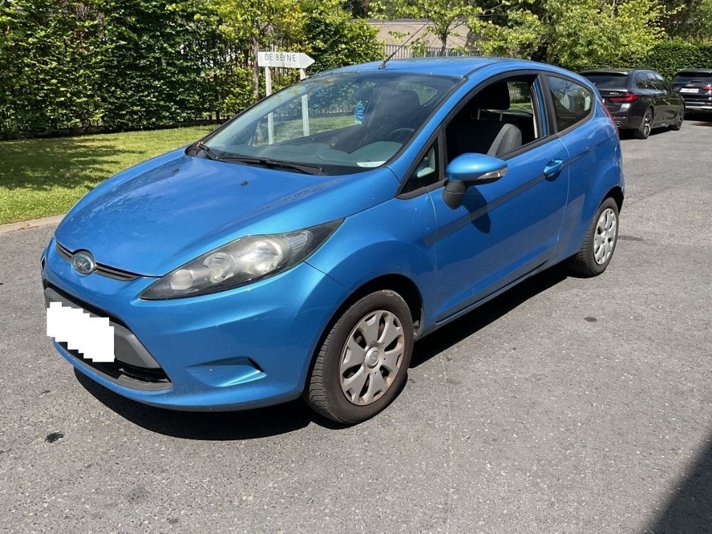 Ford Fiesta 1.2i Airco 177 km 2008, Auto's, Stof, Blauw, Grijs, Particulier