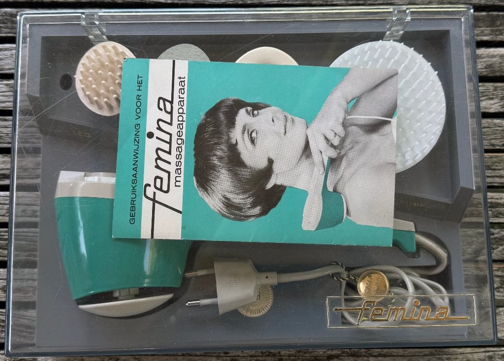 Vintage Femina massageapparaat, Sport en Fitness, Massageproducten, Ophalen of Verzenden, Gebruikt, Overige typen
