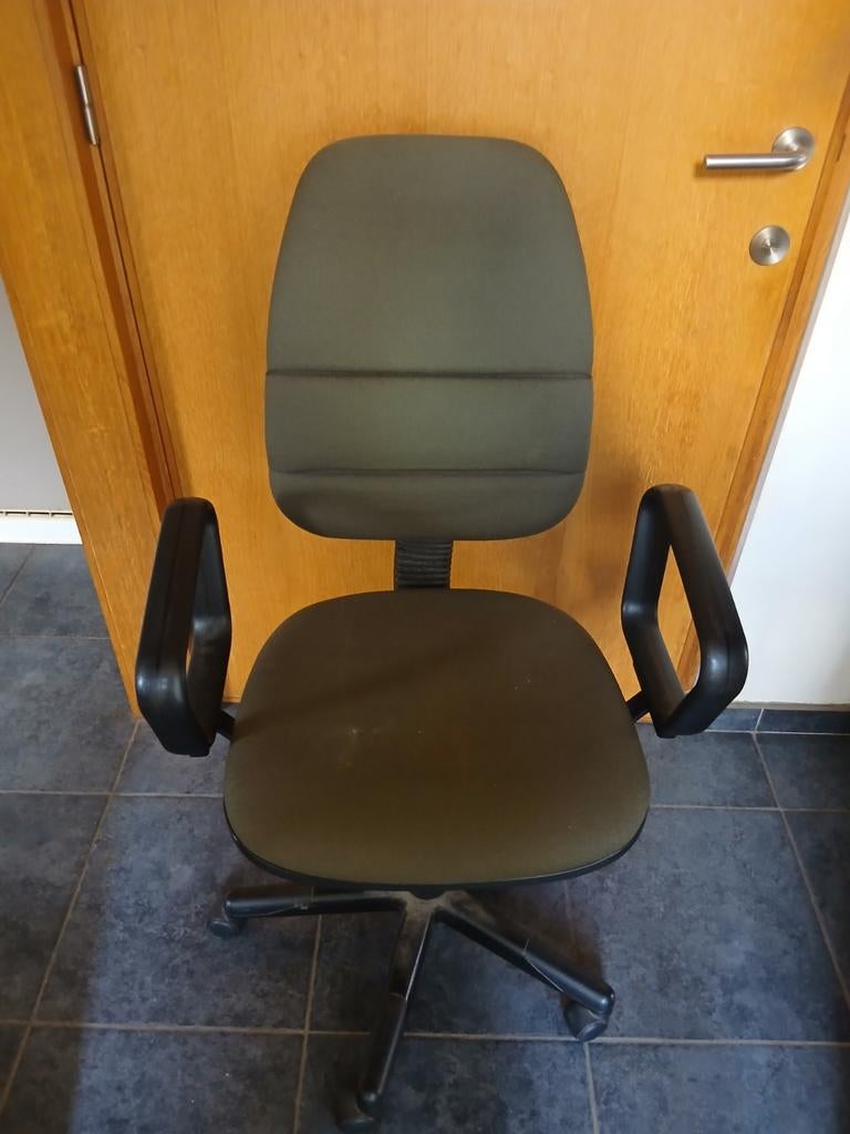 Chaise de bureau tissu, Enlèvement, Vert, Chaise de bureau