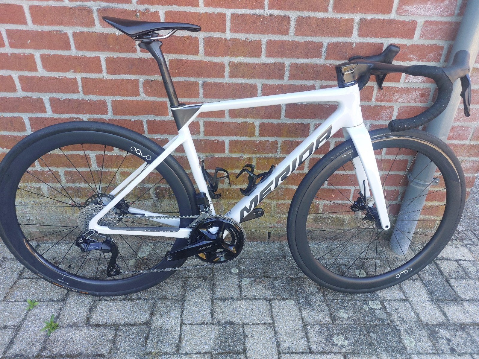 Racefiets carbon  Merida Scultura wit S, Fietsen en Brommers, Fietsen | Racefietsen, Ophalen, Carbon