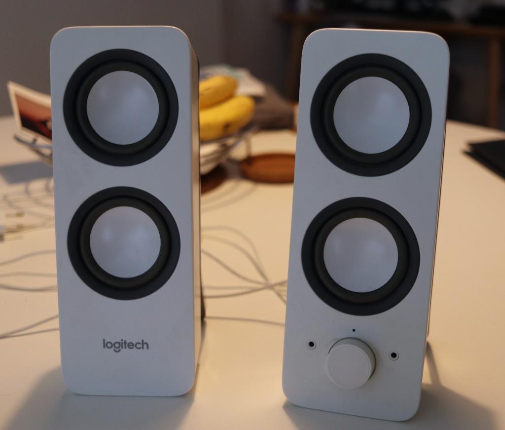 Logitech Z200 speakers, Computers en Software, Pc speakers, Ophalen of Verzenden, Gebruikt, Audiokanaal 2, Logitech