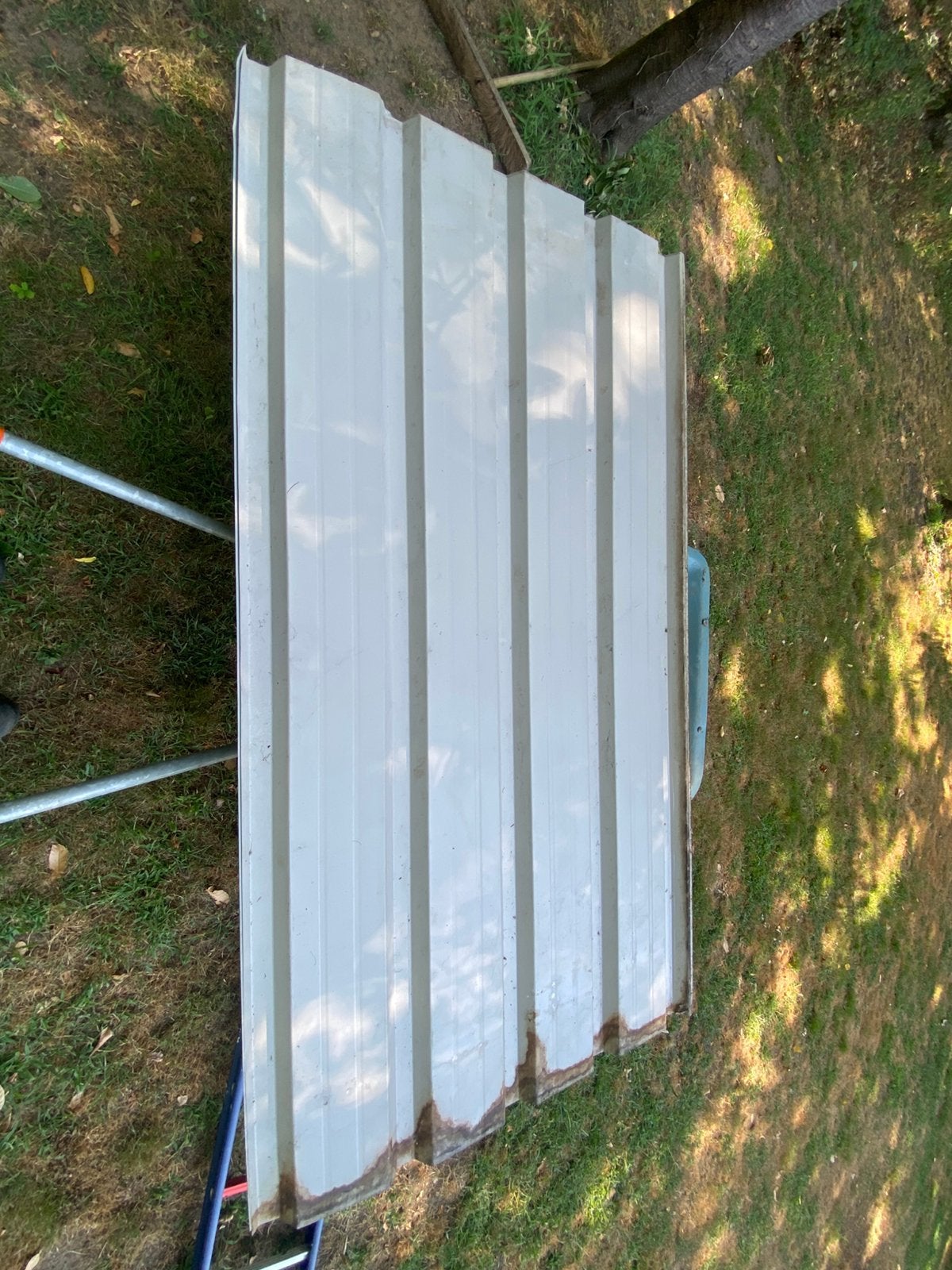 Gebruikte, niet geisoleerde dakplaten 1*2m, Doe-het-zelf en Bouw, Ophalen, Gebruikt