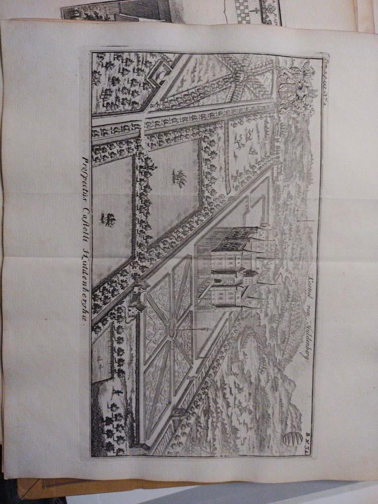 Ets harrewijn, kasteel van Huldenberg (ong1740), Enlèvement