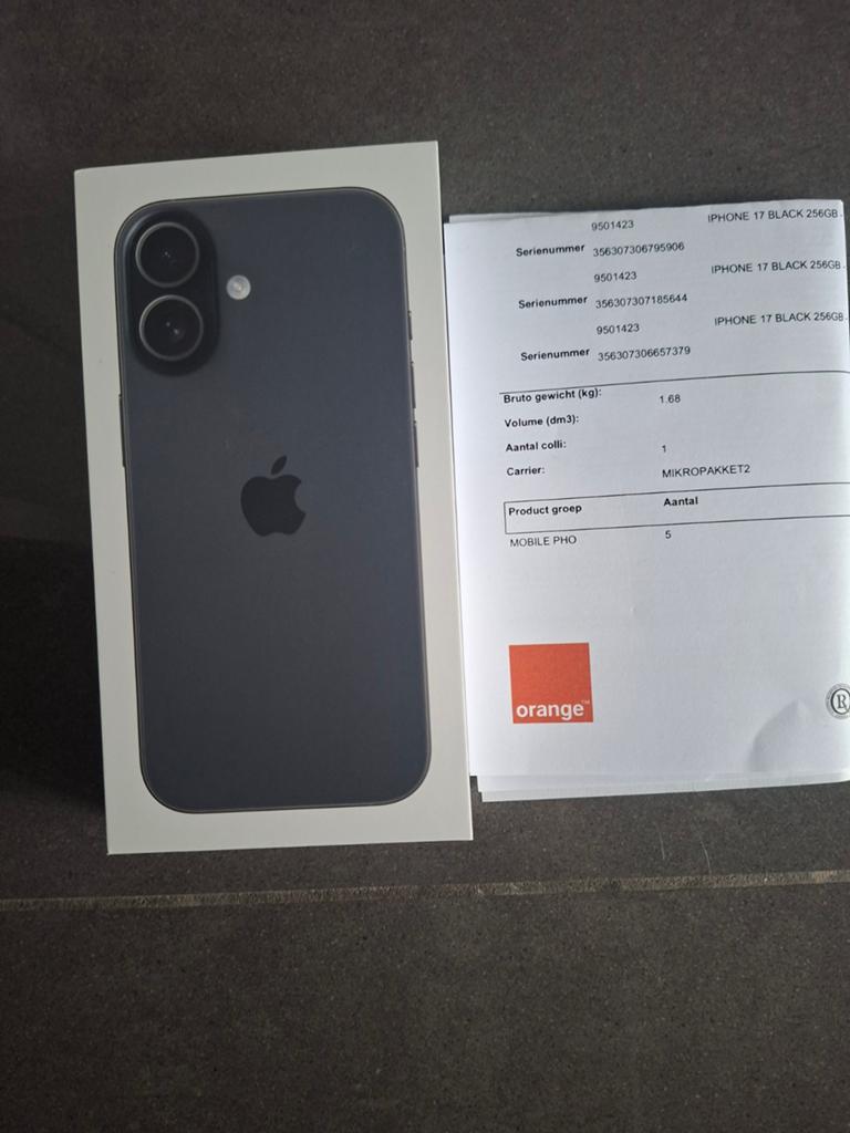 Iphone 17 neuf non ouvert, Télécoms, Téléphonie mobile | Apple iPhone, Enlèvement ou Envoi